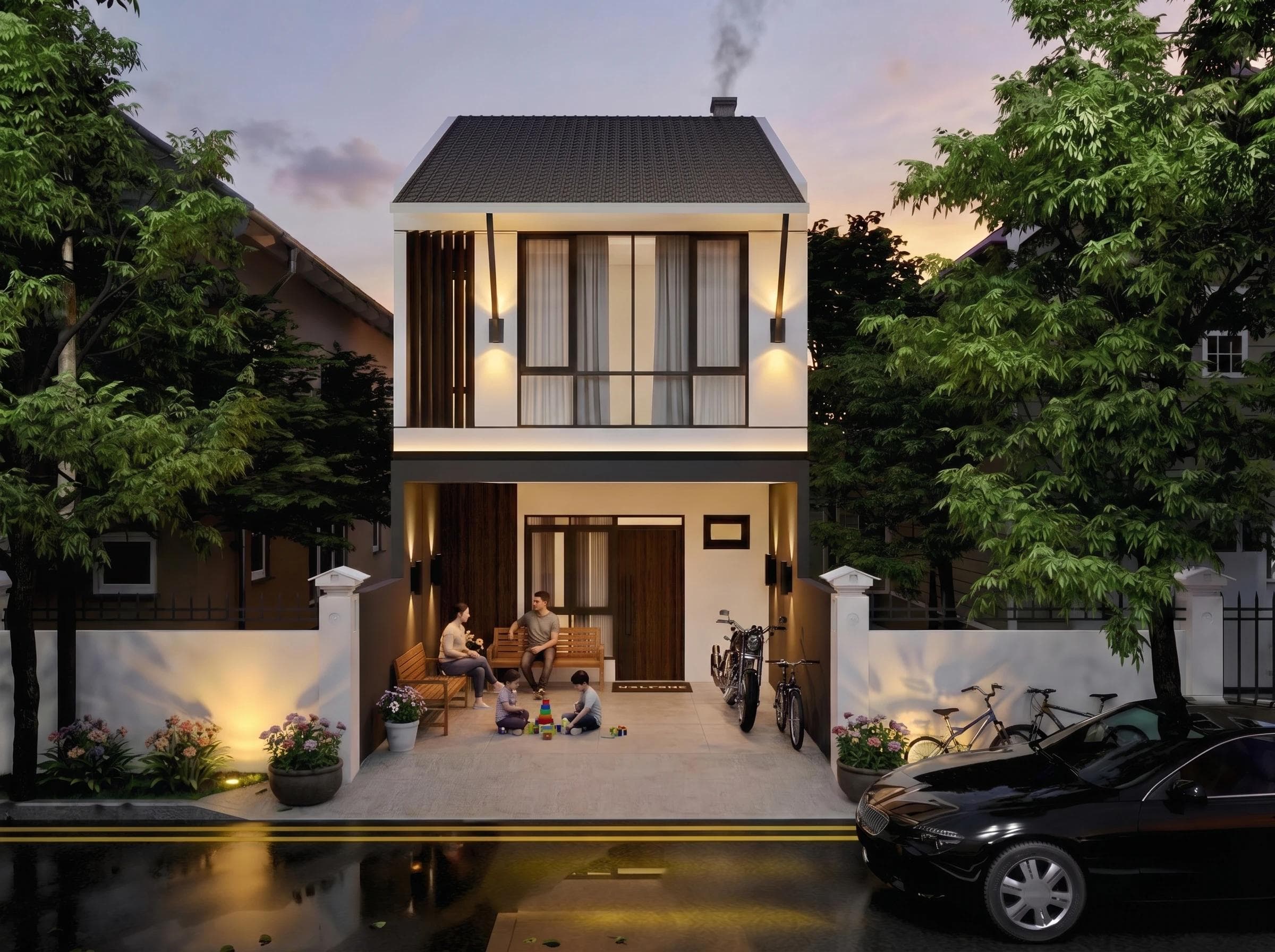 Warm Urban House